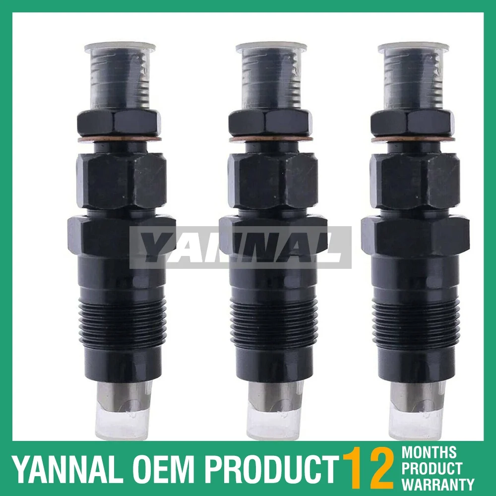 

High Quality After Market Part 3X Fuel Injectors 1G677-53903 for Kubota B,RTV Series D1005 D1105 D1305 V1505