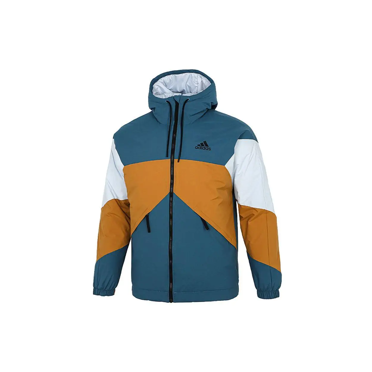 Теплая хлопчатобумажная куртка Adidas Color Block Spliced мужская верхняя одежда в стиле