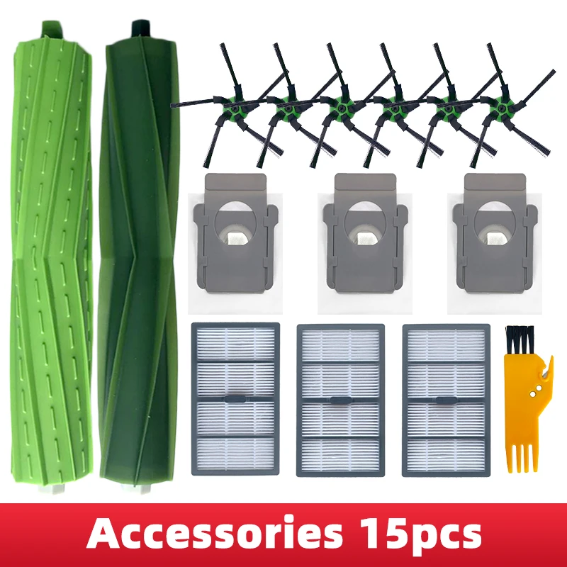 

For iRobot Roomba S9 9150 / S9+ Plus 9550 Robot Vacuum Cleaner Dust Bag Filter Bags Main Side Brush Hepa Filter Spare Parts