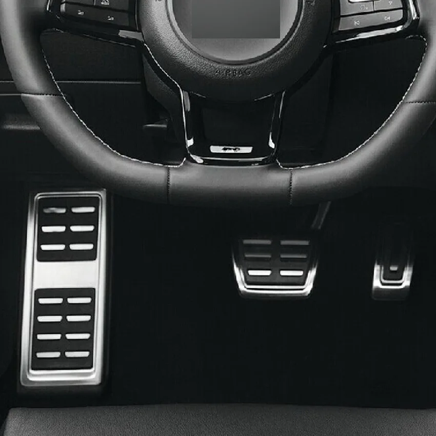 Фото Автомобильные педали газа для Volkswagen VW Tayron Tiguan 2024 ~ 2026 2025 резиновая противоскользящая подставка из сплава, чехол для педали сцепления, аксессуары №4