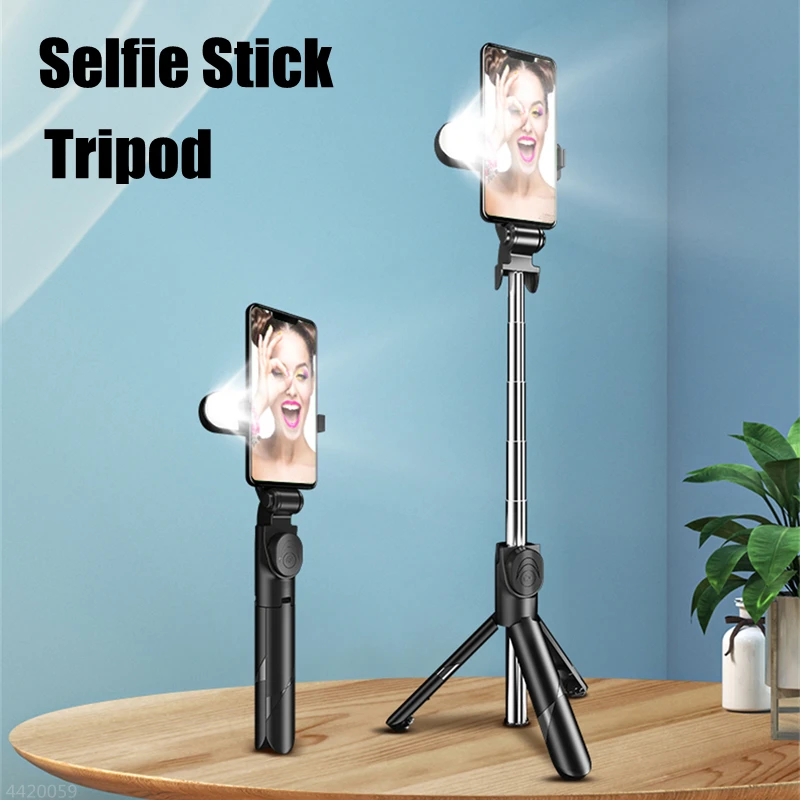 

Новинка 2022, складная беспроводная селфи-палка Roreta, Универсальный штатив с Bluetooth-затвором