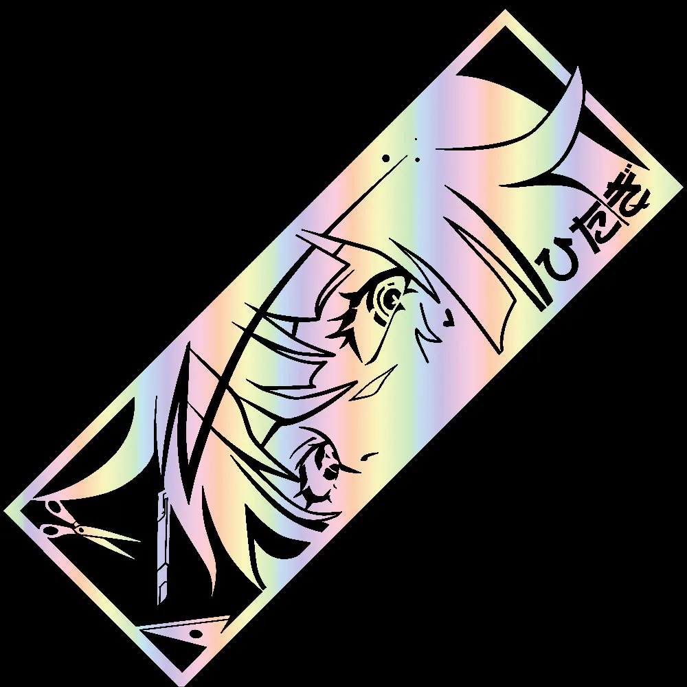 

Senjougahara Hitagi | Monogatari Series | Car Sticker Notebook Computer Stickers Auto Parts Decoration Anime Laser Vinyl Decals