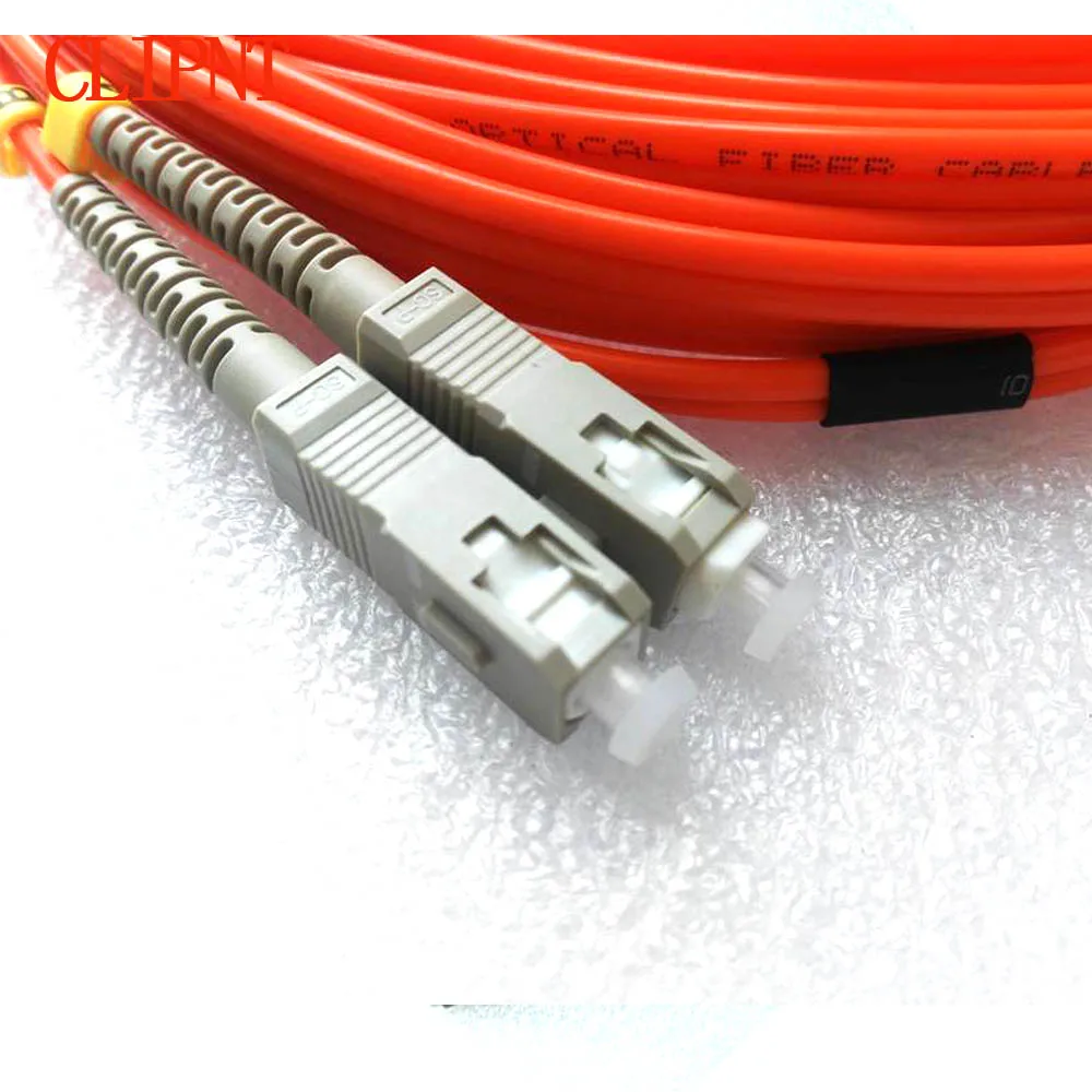 Orange Multimode Fiber Optic Cable Connector Optical Fiber Cable Optical Data Cable Printer Parts