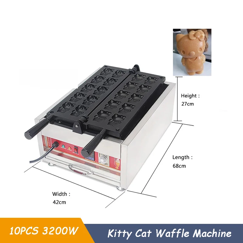 Вафельница 110 В 10 шт. из нержавеющей стали