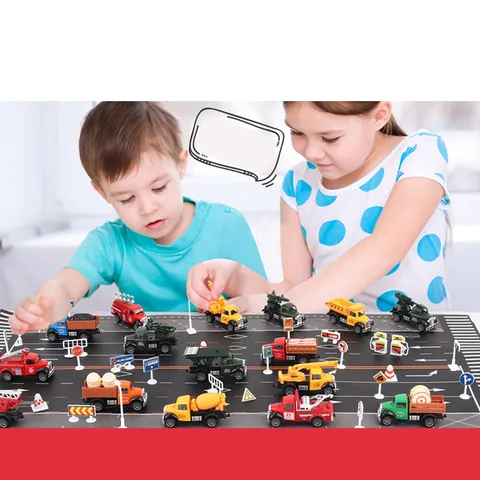 Коврик для мыши с парковкой 1/64, нескользящий мини-литой под давлением коврик для гаража и автомобиля, подвижный настольный игровой коврик для модели автомобиля, диорама