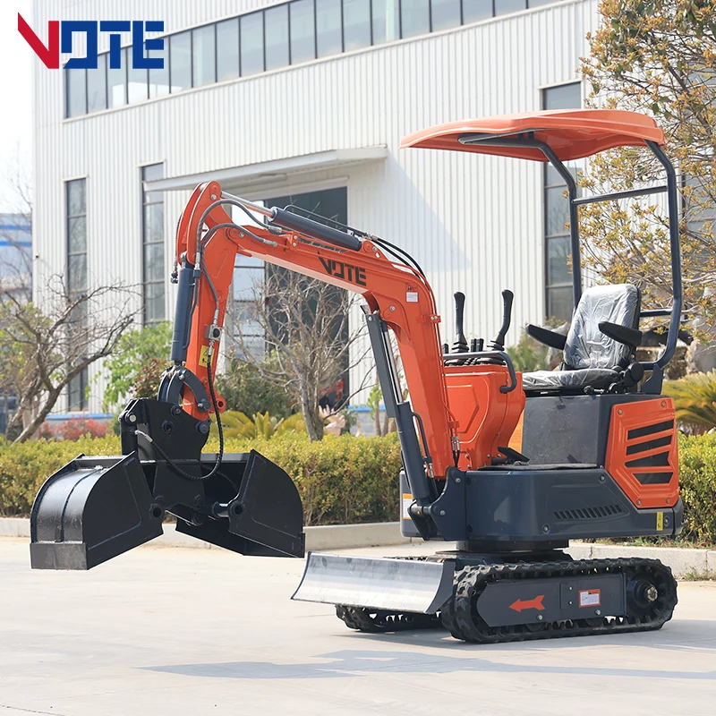 Высококачественная деталь с резиновой гусеницей мини-экскаватор для сада 1t 1 5 t 2t