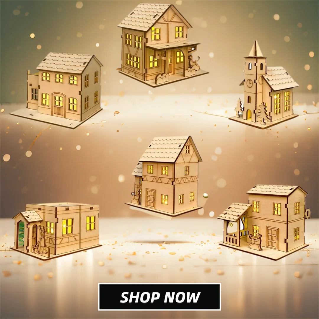 

Деревянный дом для сборки homyl