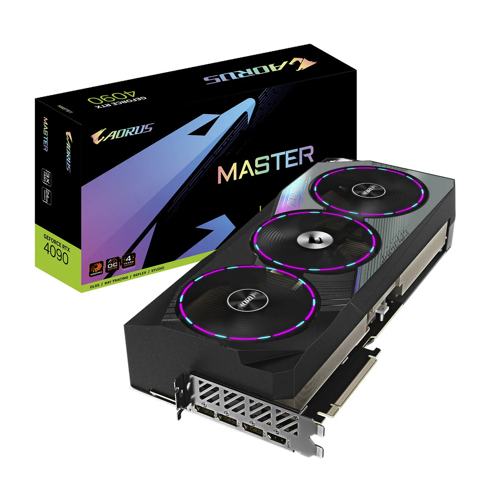 

Большая промо-акция купить 2 получить 1 AORUS GeForce RTX 4090 MASTER 24 ГБ GDDR6X видеокарта
