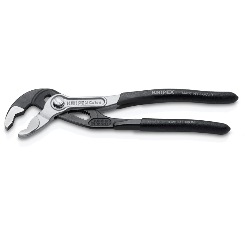 Фото KNIPEX 87 99 180 S01 Cobra High-Tech Water Pump Pliers 180mm Bi-Colour Xmas White Box №3