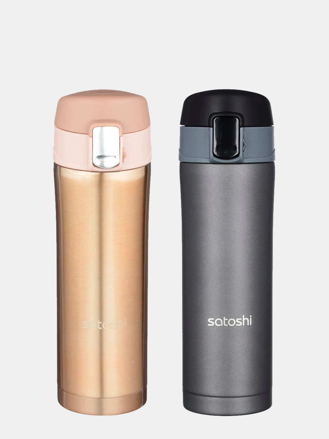 термокружка satoshi 841762, 450 мл. Satoshi термокружка. сталь 841762. Satoshi термос кружка с крышкой на защелке, 450мл, нерж. Satoshi крышка для кружка термос 400мл.