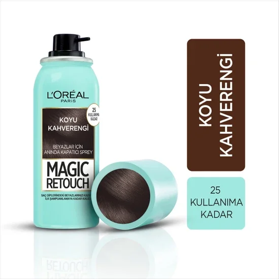 

L'Oréal Paris Magic Retouch White Bottoms Concealer Spray - Dark Brown