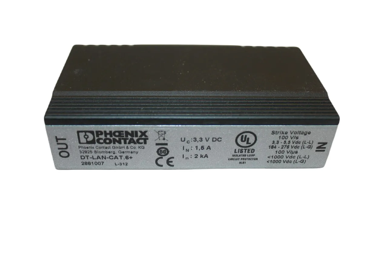 

Phoenix Contact DT-LAN-CAT.6 +-устройство защиты от перенапряжения-2881007