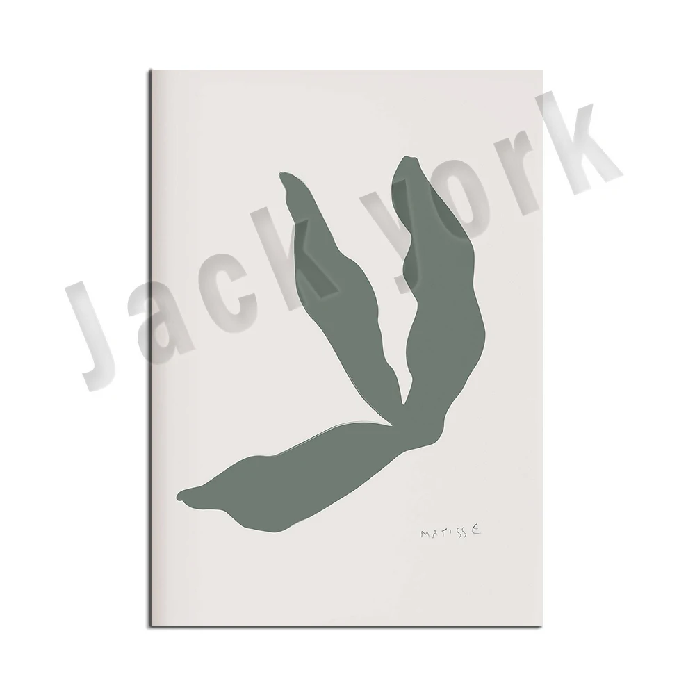 Фото Печатные картины Matisse Gallery, Matisse, постеры с зеленой выставочной галереей шалфея, абстрактное искусство, принты с Хансом Arp, картины для декора ... №3