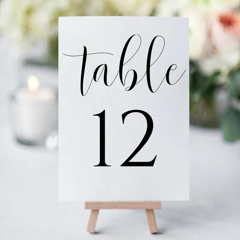 Деревенские цифры для стола искусственные настольные свадьбы декор свадебного с