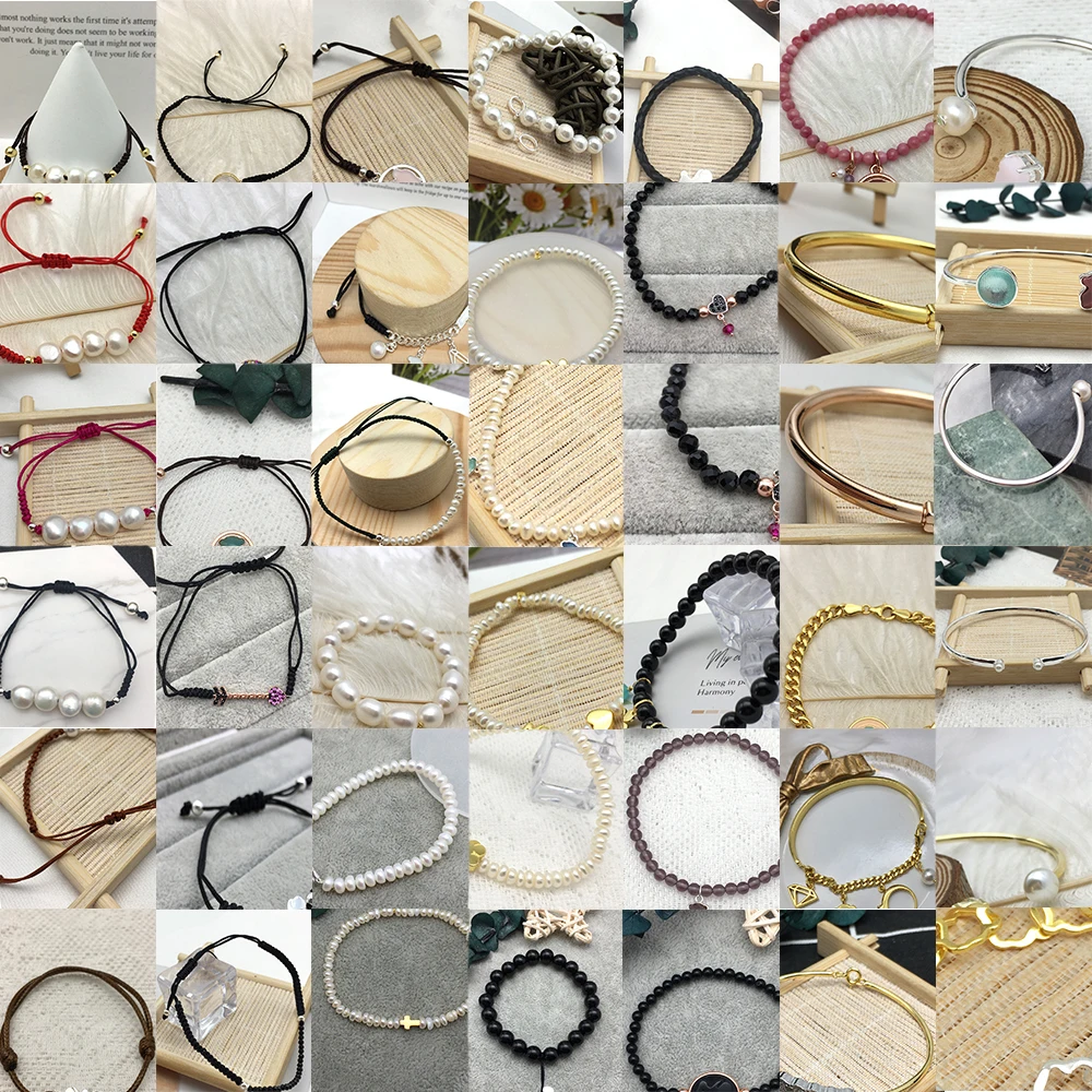 

Fashion High Quality 100% S925 Sterling Silver Sos Arrow Pearl Leather String Bracelet Women's Exquisite Party Jewelry Gifts