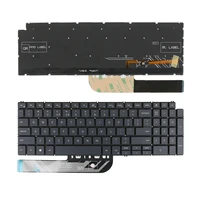 new english us layout keyboard for dell inspiron 15 7590 5584 5590 5593 5594 5598 gray