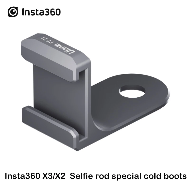 

For Insta360 X3/X2 Selfie Stick Special Cold Shoe Microphone Stand RODE Wireless GO Version for Insta360 X3/X2 Selfie Stick