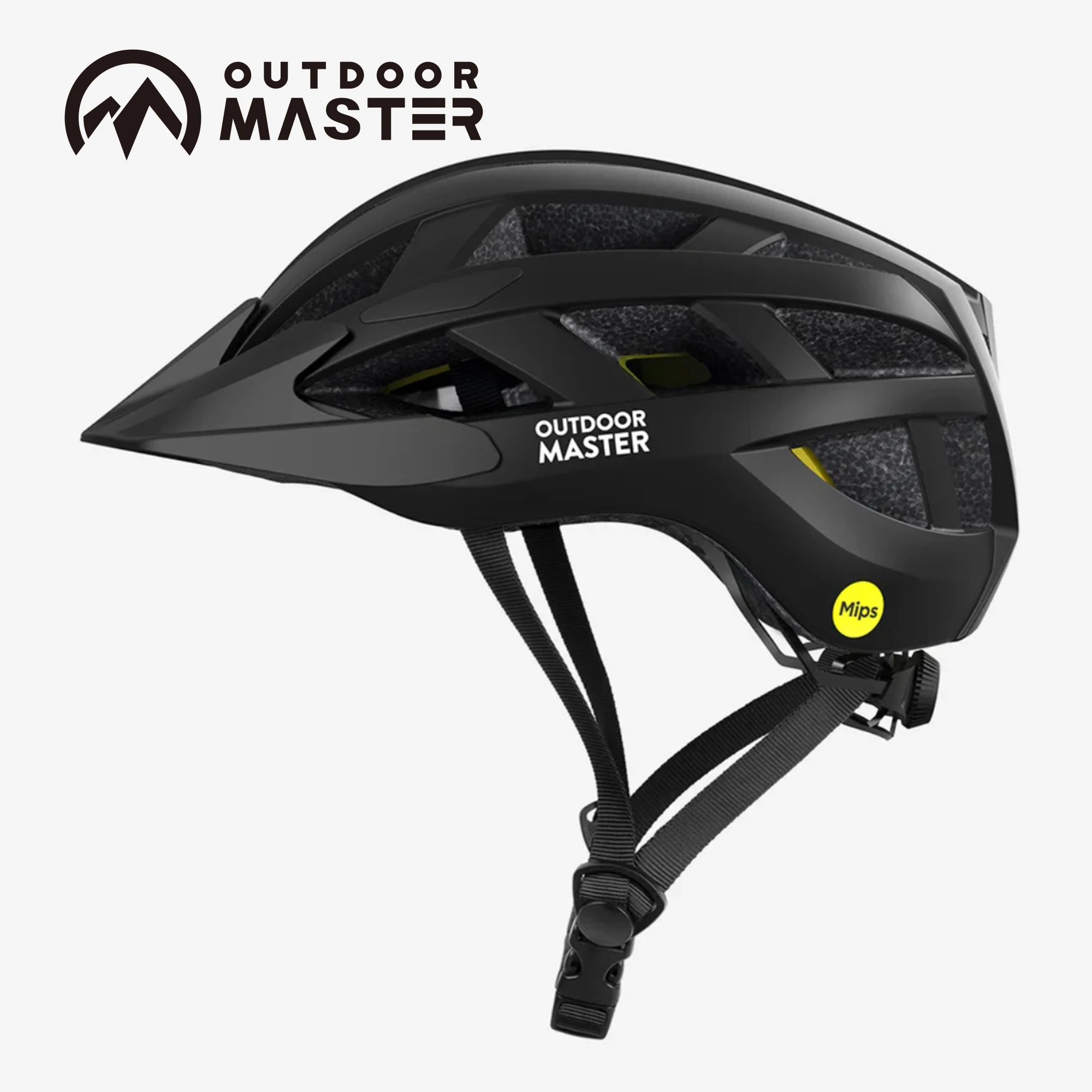 Фото Велосипедный шлем OutdoorMaster Gem MIPS с 2 съемными вкладышами, вентилируемый, для MTB и шоссейных велосипедов, регулируемый, безопасный велосипедный шлем №1