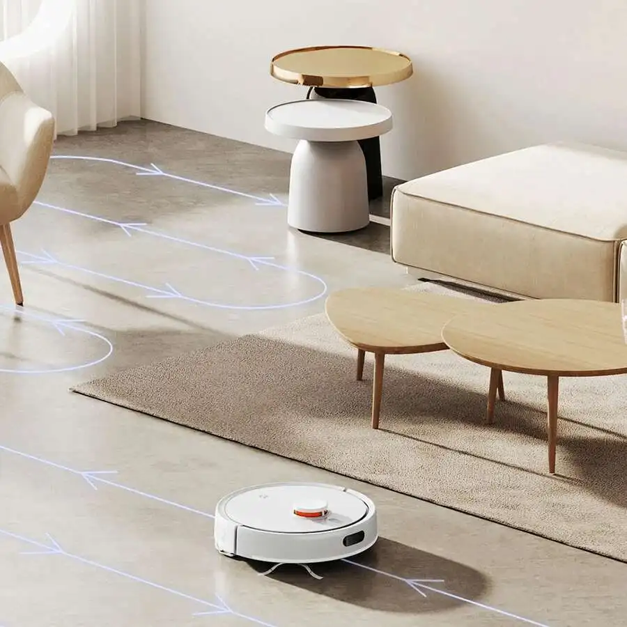 XIAOMI MIJIA Robot Vacuum Cleaners 3C Plus Enhanced Edition Pro C103 5000PA Suction Sweeping Washing Mop APP Smart Planned