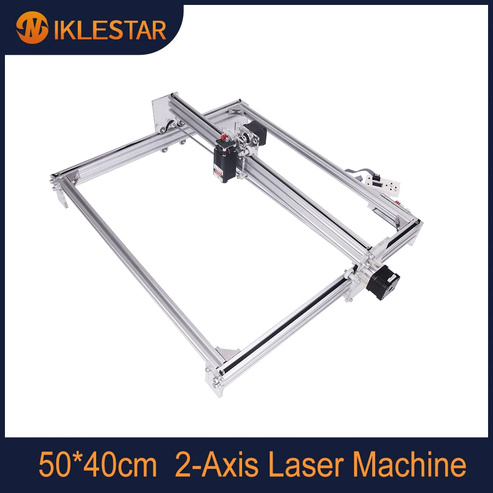 CNC Laser Engraving Machine 50*40cm 2-Aixs DIY Laser Engraving Cutting Machine Portable Lazer Printer For Logo Wood