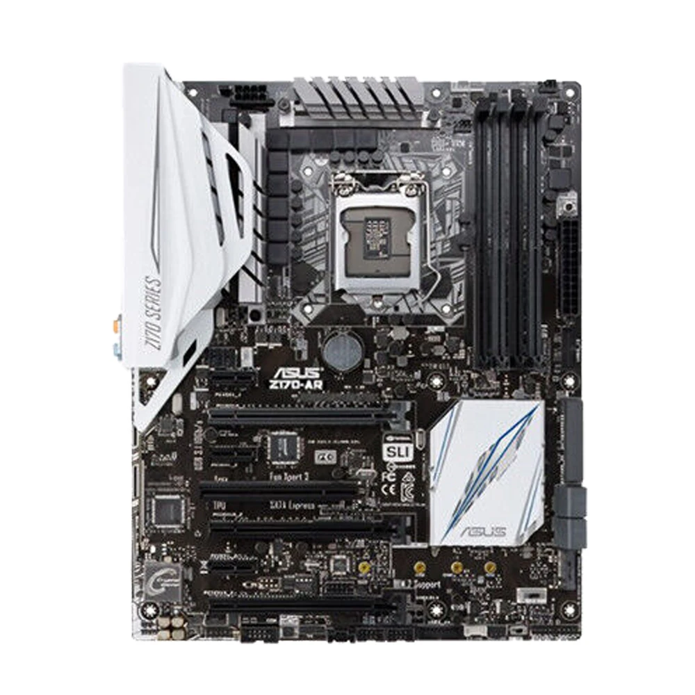 

Used ASUS Z170-AR LGA 1151 DDR4 I3 I5 I7 USB3.0 USB3.1 64GB desktop motherboard free shipping