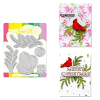 christmas bird cutting dies new arrival 2022 for scrapbooking paper craft diy handmade card embossing decoration craft