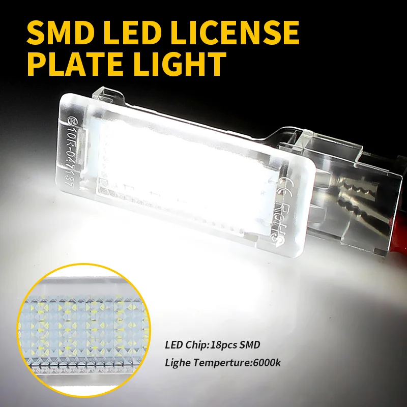 2 шт. 12 В автомобильный белый светодиодный светильник для ног перчаток багажник VW