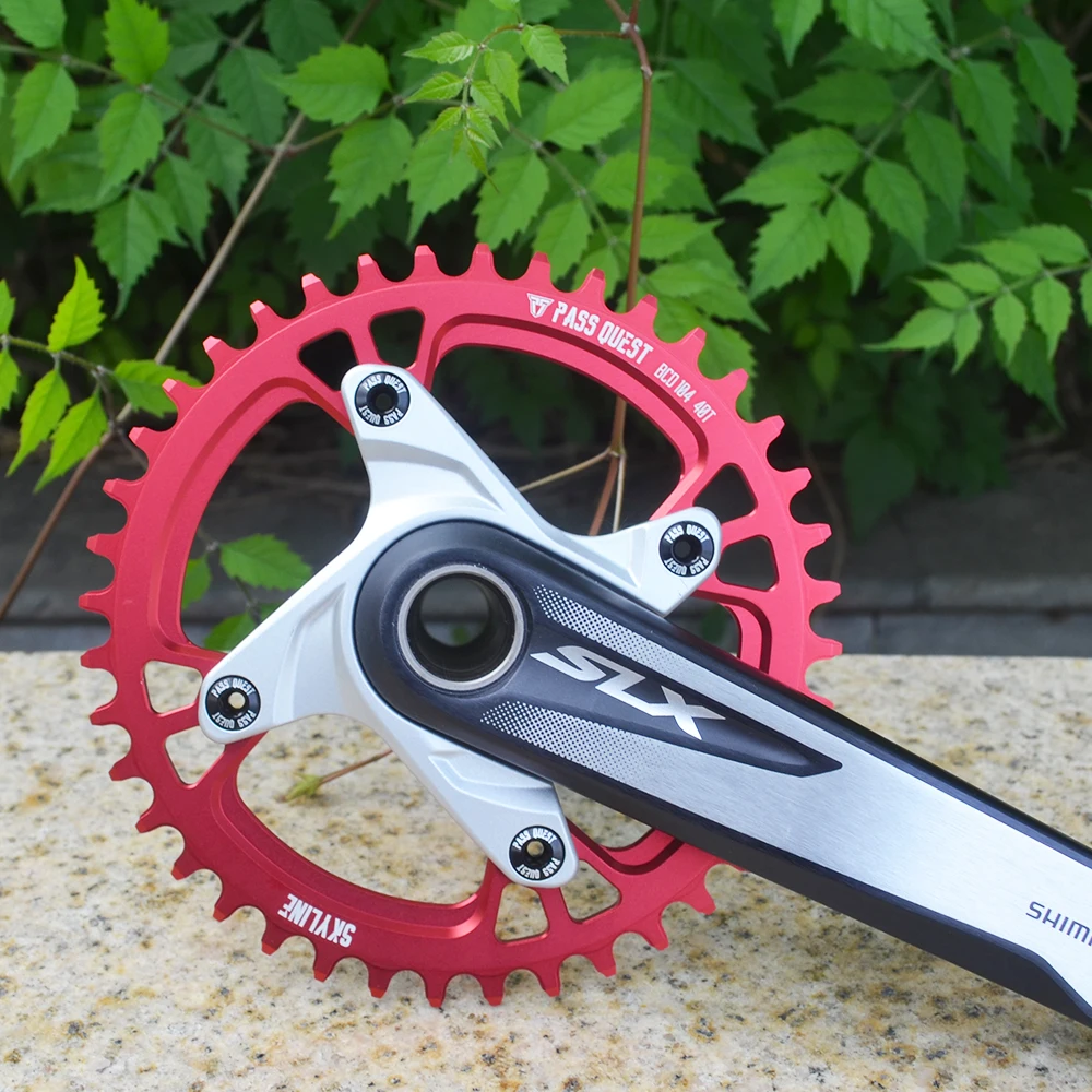 PASS QUEST 104BCD 32T-48T Велосипедная звездочка Узкая широкая для M780 M785 M610 ForSram X5 X7 X9 Для