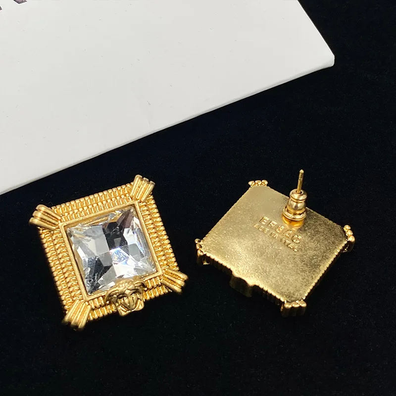 В Стиле Копии 1:1 Versace Mytheresa Head Stereoscopic Ripple Для Женских Универсальных Геометрических