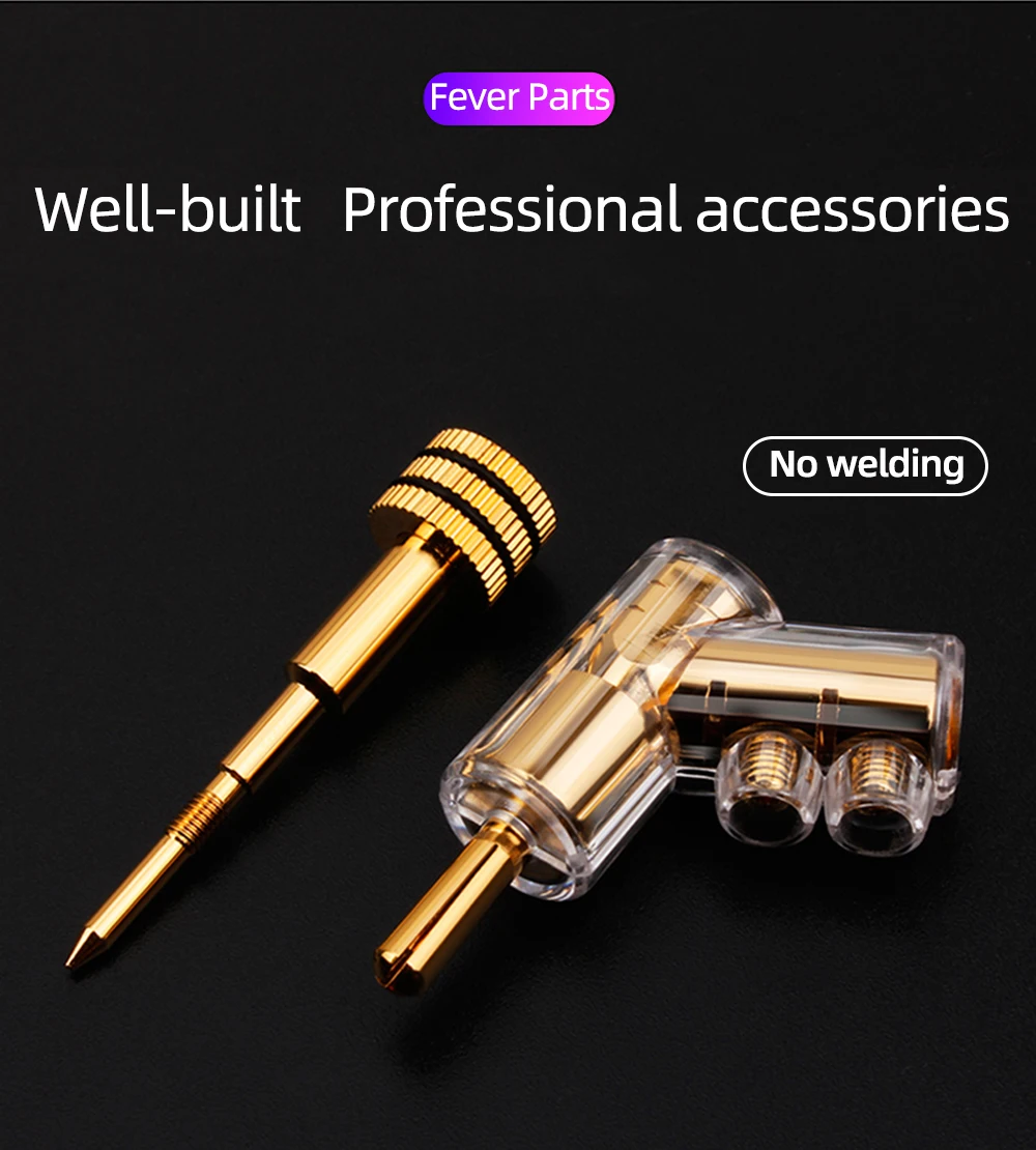 4 шт. shifi позолоченный запираемый кабель для динамика | Электроника