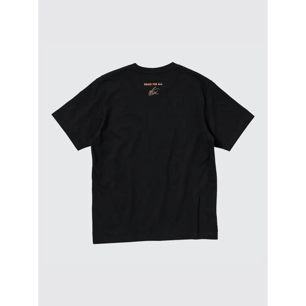 Футболка Uniqlo Peace For All с коротким рукавом и графическим принтом обычного кроя Shingo