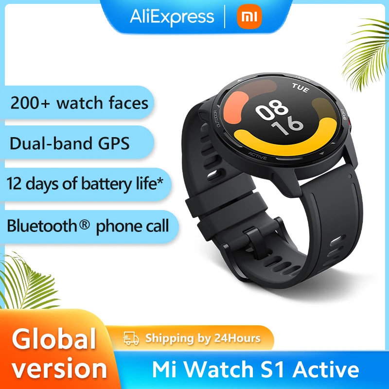 

Global Version Xiaomi Mi Watch S1 Active Smart Watch GPS 470mAh 1.43 AMOLED Display Bluetooth 5.2 Heart Rate Sensor Blood Oxygen