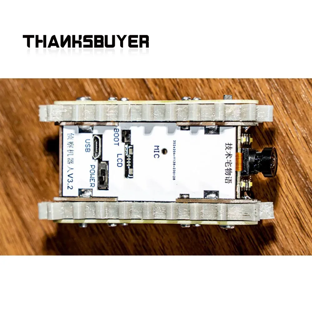 Мини-робот-танк с камерой ESP32-S3