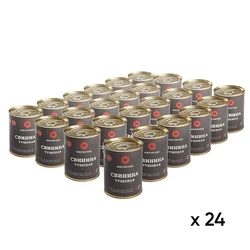 Свинина тушеная, Мясничий/24 шт* 338 г