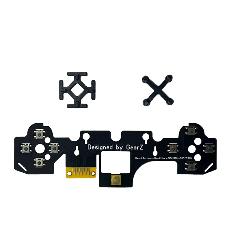 Комплект кнопок для контроллера PS5 GEARZ, настраиваемый тактильный D-pad, набор механических микропереключателей, совместим с PS5 BDM010BDM020 (art.: 3920da47ec0b6) - 3920da47ec0b6