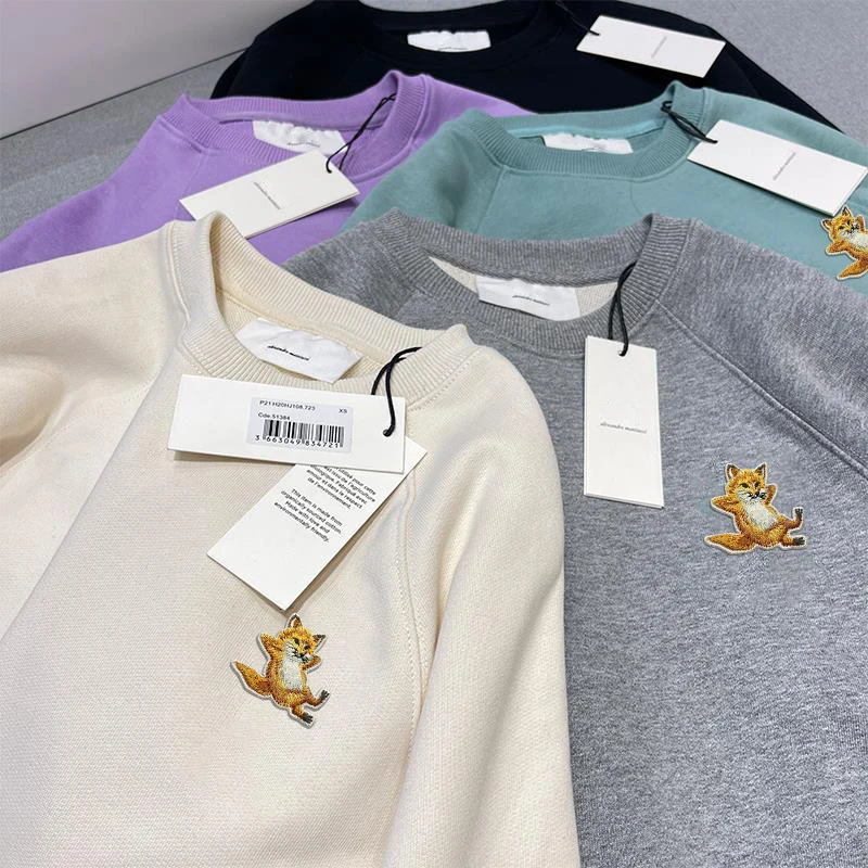 

2022 Summer Fashion Maison fox head embroidered T-shirt For men and women Cotton round neck short sleev Couple casual teen tops