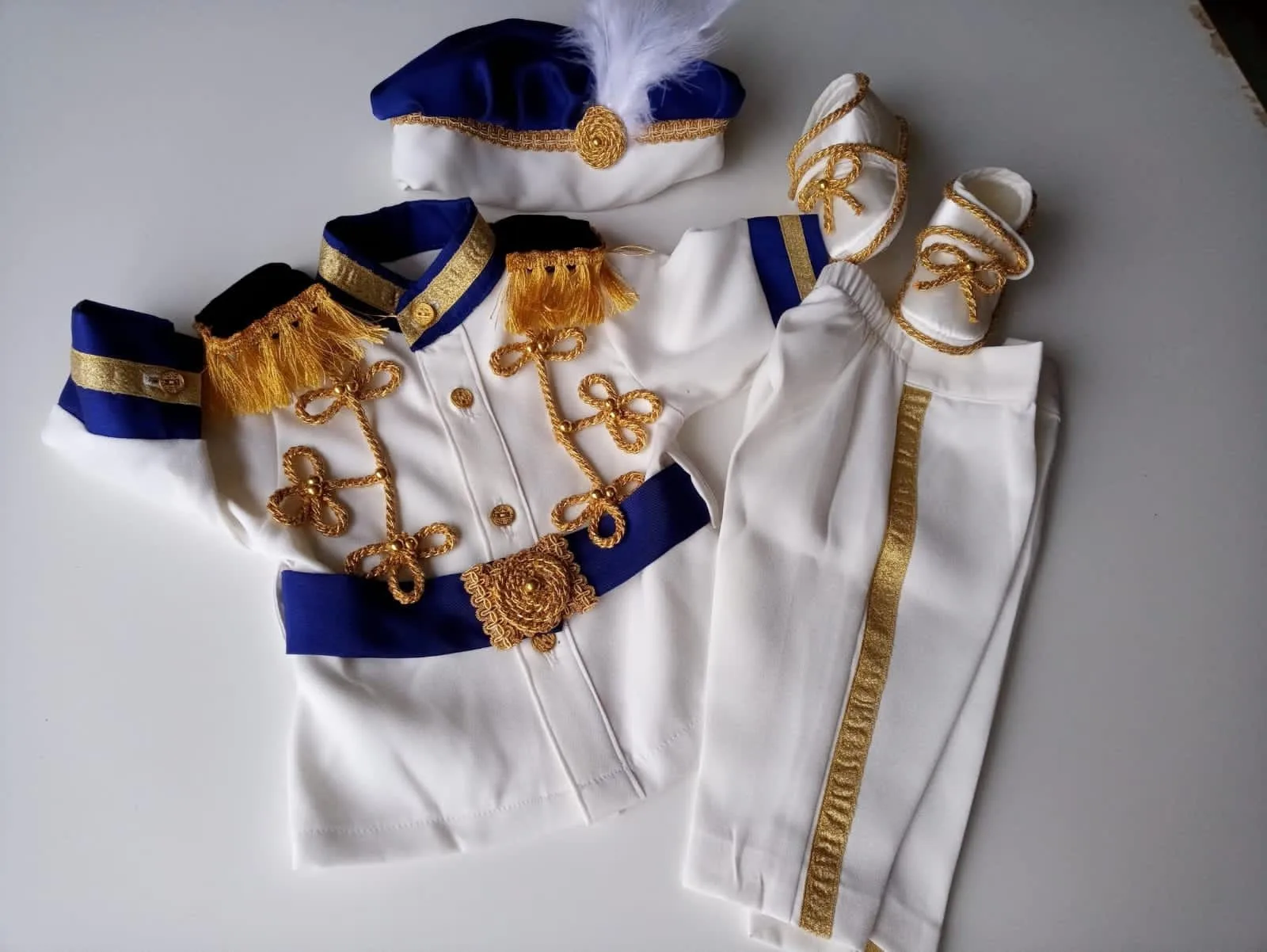 Baby prince Mawlid ottoman Caftan costume circumcision dress special day newborn baby boy suit islamic dress