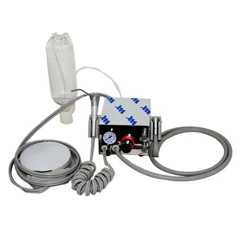 Metal Dental Desktop Air Turbine Unit/dental Portable Unit/dental Turbine Prophy Unit