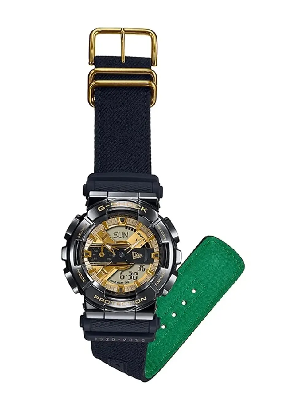 CASIO Часы Casio New Era Collaboration 100th Anniversary G-SHOCK G-Shock Мужские Ana-Digi GM-110NE-1A [Товар] |