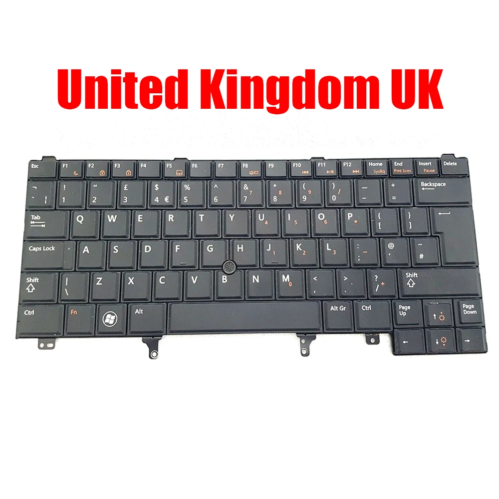 

United Kingdom UK Keyboard For DELL For Latitude E5420 E5420M E5430 E6220 E6230 E6320 E6330 E6420 E6430 E6430S E6440 0J7P23 New