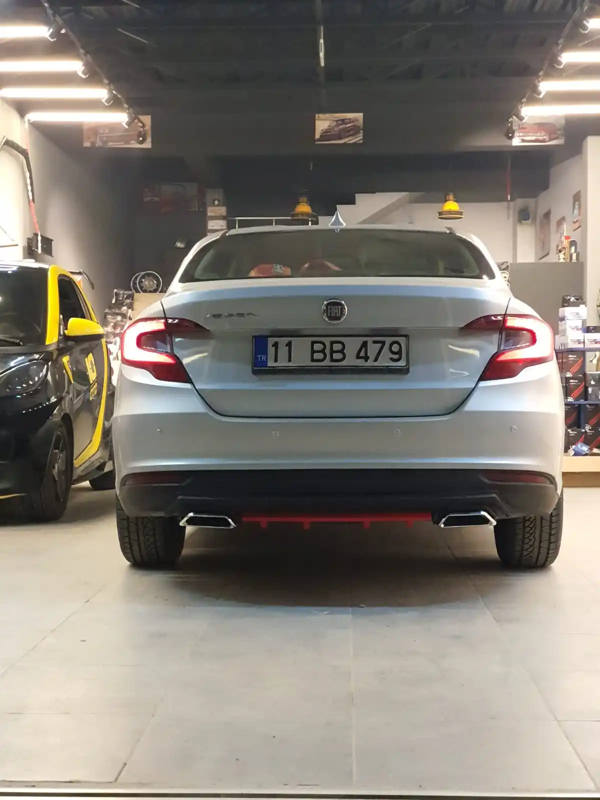 Задний диффузор Fiat Egea - Tipo Dodge Neon для стайлинга автомобиля задний бампер