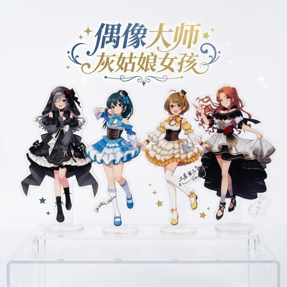 Фото Акриловая фигурка-стенд Idolmaster Cinderella Girls: Момока Сакурай, аниме-модель, милая настольная декоративная фигурка, подарок для фанатов, брелок №1