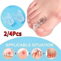 new 24pcs protective toes separator suitable bunion corrector material soft gel straightener spacers stretchers care tool