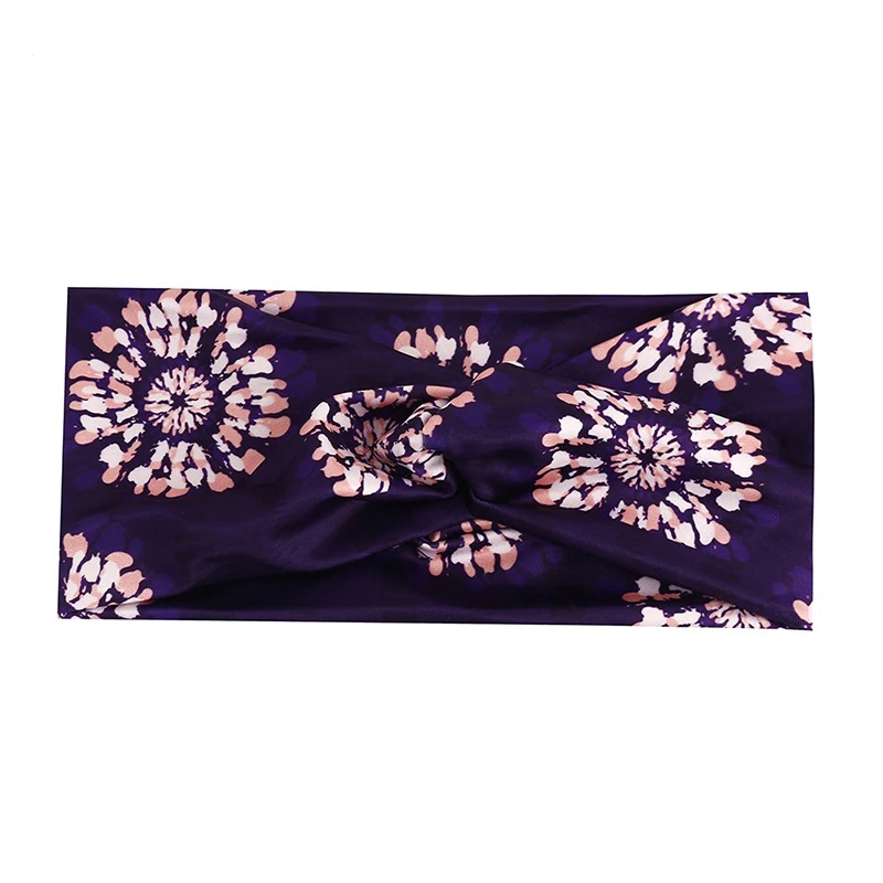 

Women Elastic Cotton Wide Headband For Girls Knot Cross Hairband Head Band Turban Sport Yoga Hair Accessories