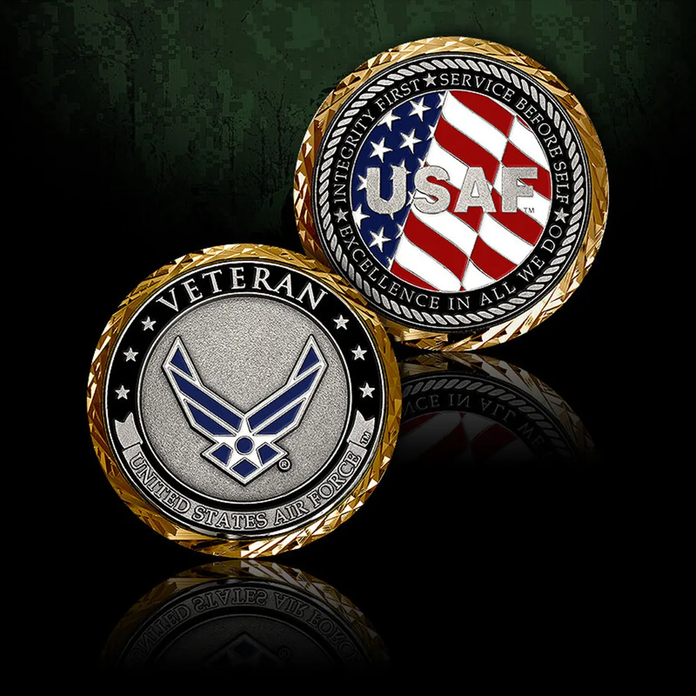 

United States Air Force Veteran Challenge Coin