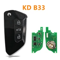 5pcs universal 3 button remote key kd b33 remote control key for vw kd900 kd x2 to produce any model remote for keidiy