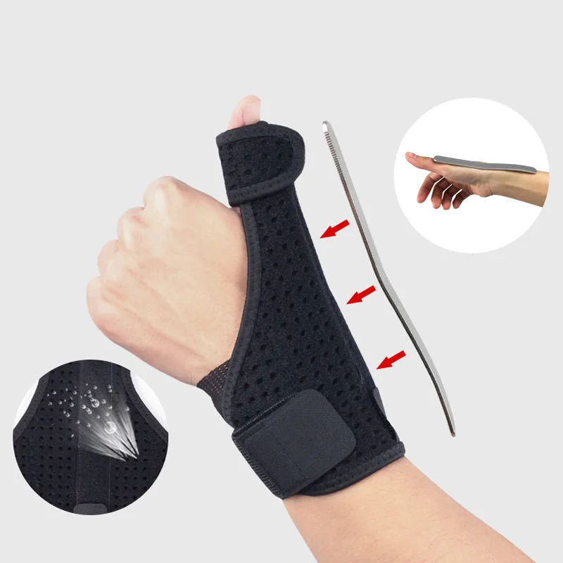 

Wrist Support Brace With Thumb Spica Splint Adjustable Thumb Wrist Stabilizer for Tendonitis Carpal Tunnel Pain Arthritis Sprain