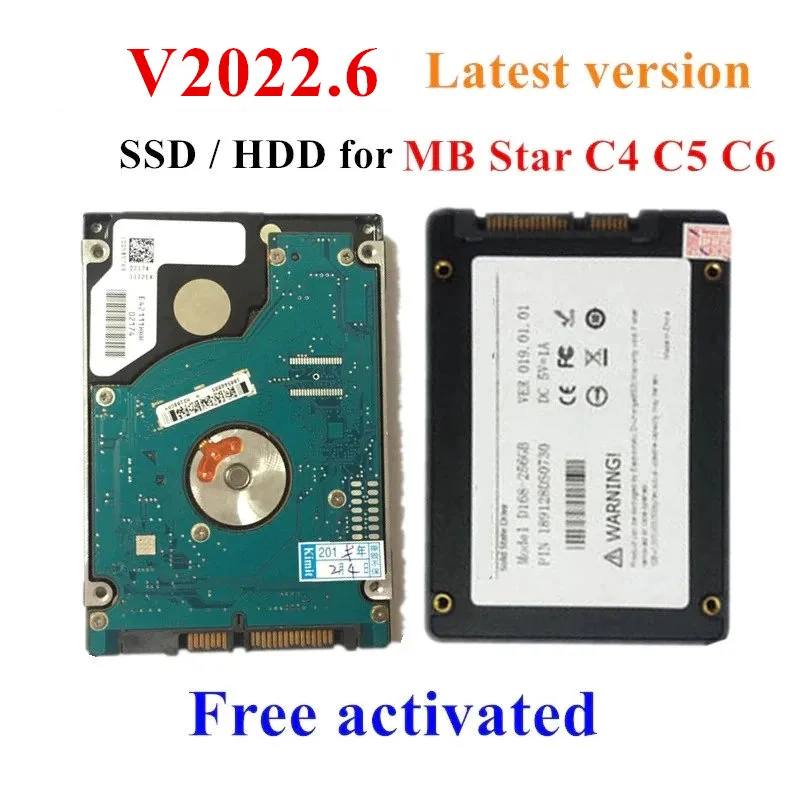 Newest MB Star C4 HDD/SSD V2022.06 software with XENTRY/DAS/WIS/EPC/Starfinder/VEDIAMO For MB SD Connct C4 C5 C6 Diagnostic Tool