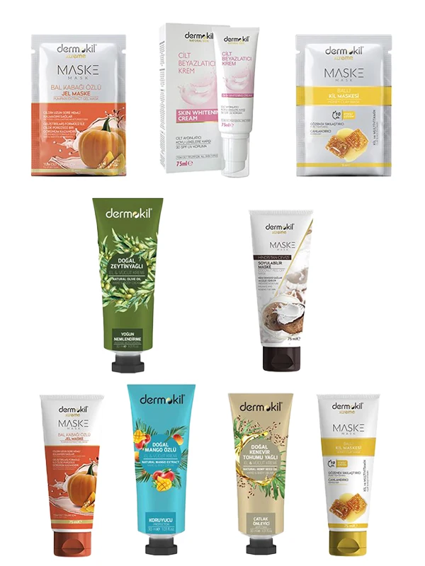 Dermokil Skin Cleansing Mask and Cream Set of 9