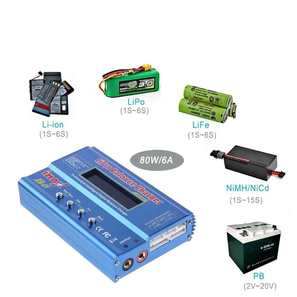 IMAX b6ac V2 80W battery charger with power supply |